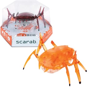 Brinquedo Hexbug Scarab Besouro Laranja Autônomo Sunny