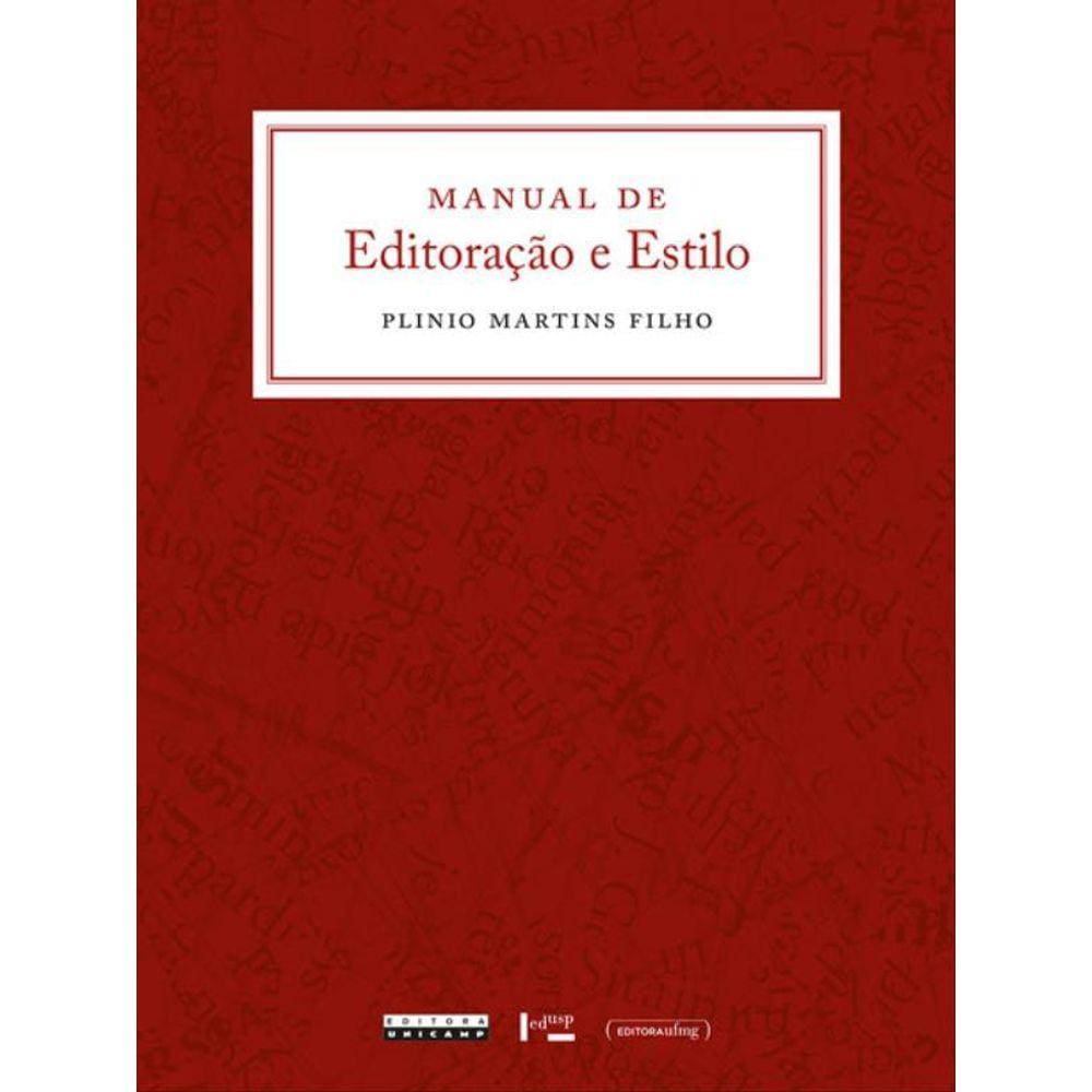 Manual De Editoração E Estilo