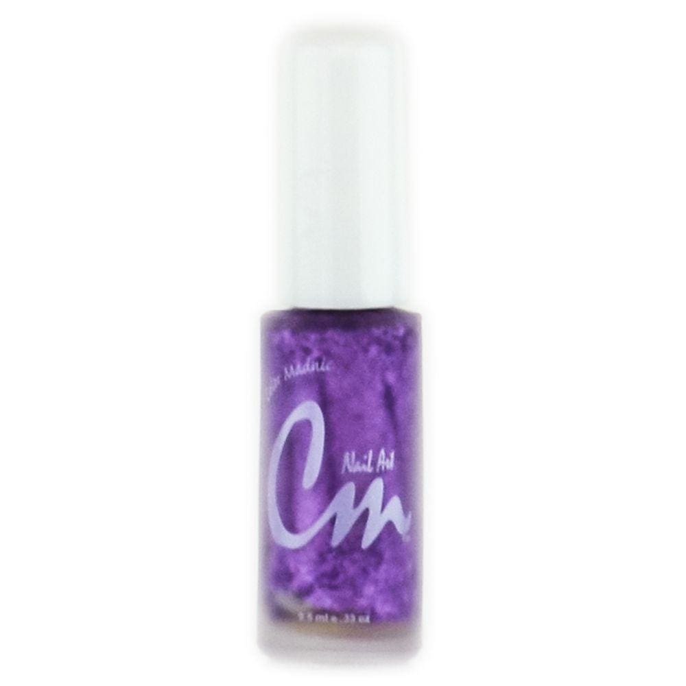 Verniz de unhas CM Nail Art Color Madnic Purple Glitter