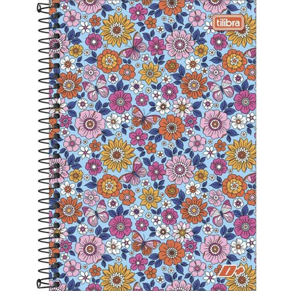 Caderno Espiral Capa Dura Colegial 10 Matérias D+ Tilibra 8823