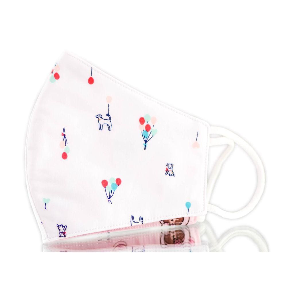 Máscara facial Sleekshop Ballon Print Bear Reversível Média (2 P)