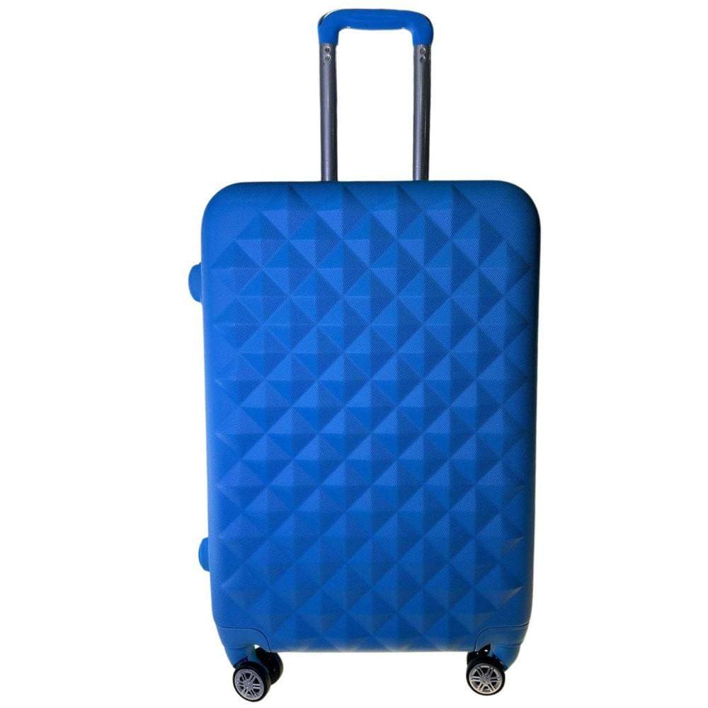 Mala De Viagem Rodinha Abs Media 23Kg Rígida Cor:Azul Bb