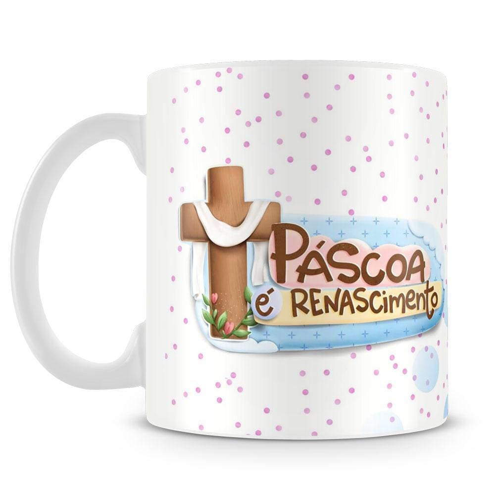 Caneca Estampada Páscoa (Mod.11)