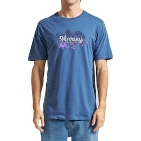 Camiseta Hurley Flower SM24 Masculina Marinho