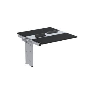 Complemento de Mesa Plataforma para Coworking para 2 Péssoas 110X120 Preto/Cinza