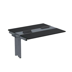 Complemento de Mesa Plataforma para Coworking para 2 Pessoas 150X120 Preto/Grafito