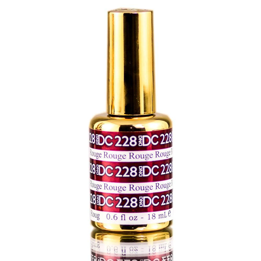 Verniz em gel DND DC MERMAID Soak-Off Aquatic Glimmer Rouge