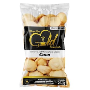 Biscoito Amanteigado Gold Gourmet Coco 230g