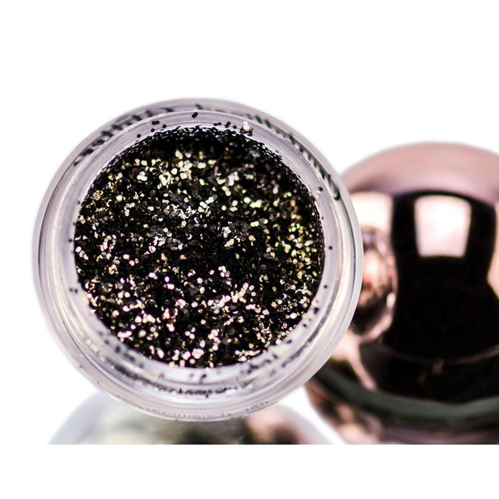 Estrela negra cristalizada Glitter La-splash