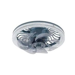 Luminária Ventilador De Teto Led Multicor Controle Remoto