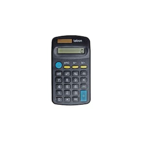 Calculadora De Bolso Letron 8 Dígitos Basic Solar Preta