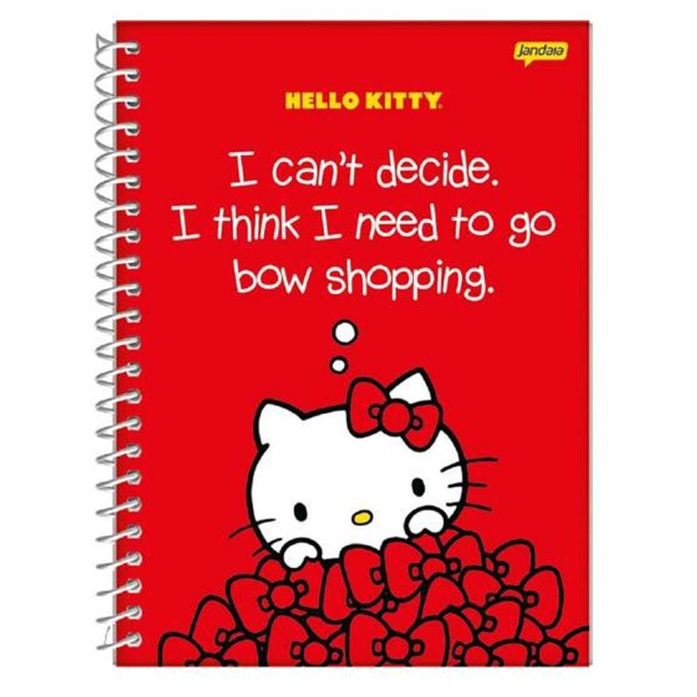 Caderno Colegial Hello Kit 10 Matérias 160 Fls Jandaia 9843