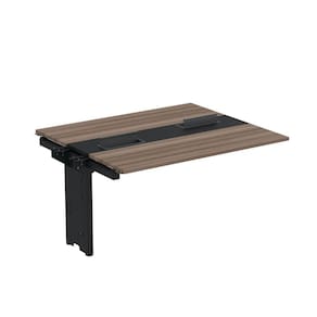 Complemento de mesa Plataforma para Coworking para 2 Pessoas 160X120 Walnut/Preto