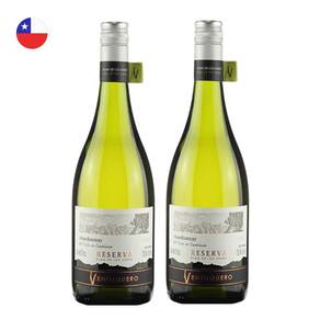 Kit 2 Vinhos Ventisquero Reserva Chardonnay Branco Chile 750ml