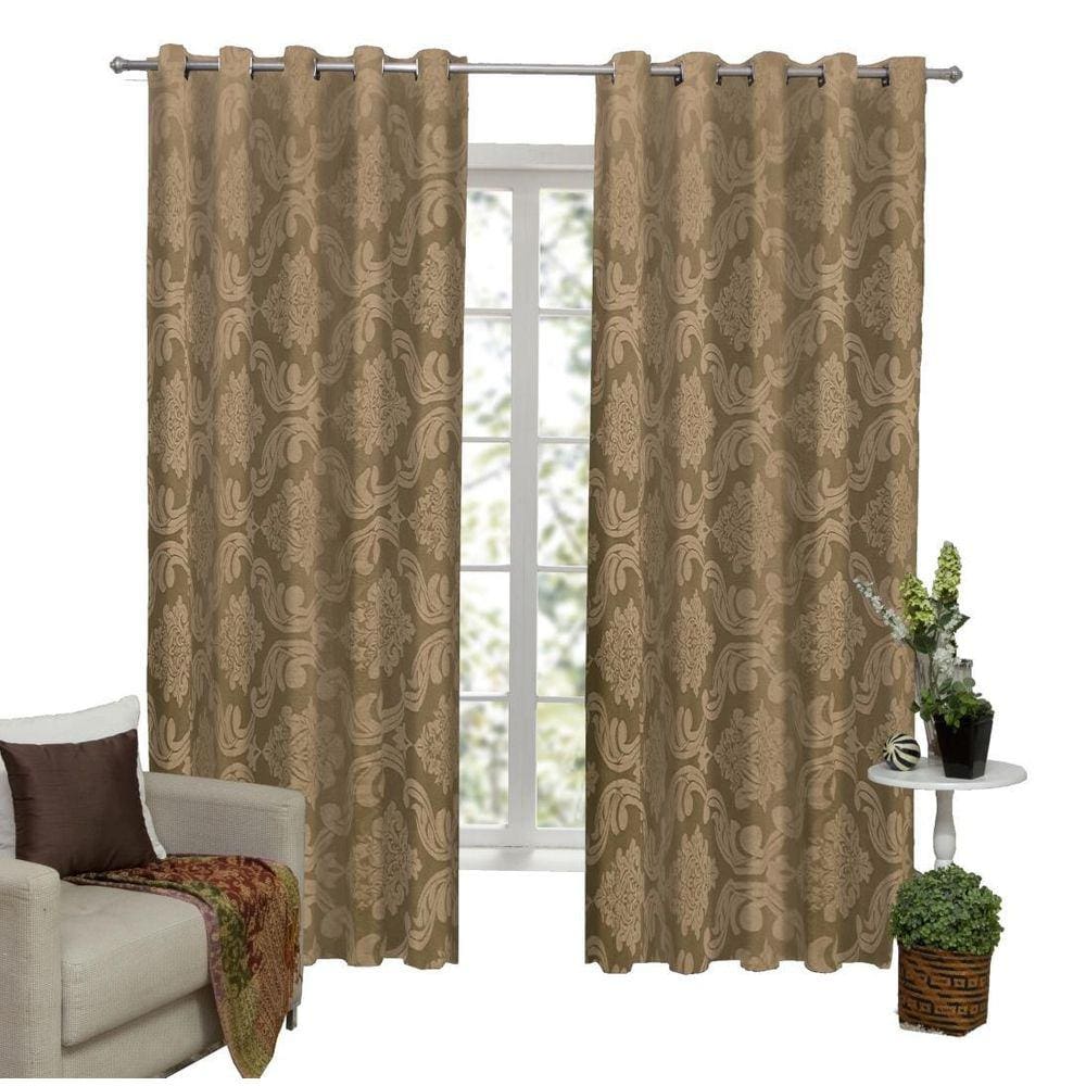 Cortina Tecido Jacquard Semi Blackout 4M X 2,60M - Bege