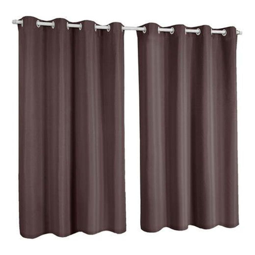 Cortina Blackout Em Pvc 2,80M X 1,50 M - Tabaco