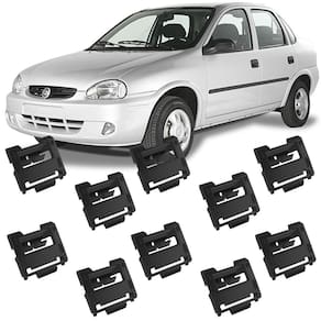 Kit 10 Grampos Presilhas P/ Friso De Teto Corsa Sedan 95 até 2003 2004 2005 2006 2007 2008 2009 2010
