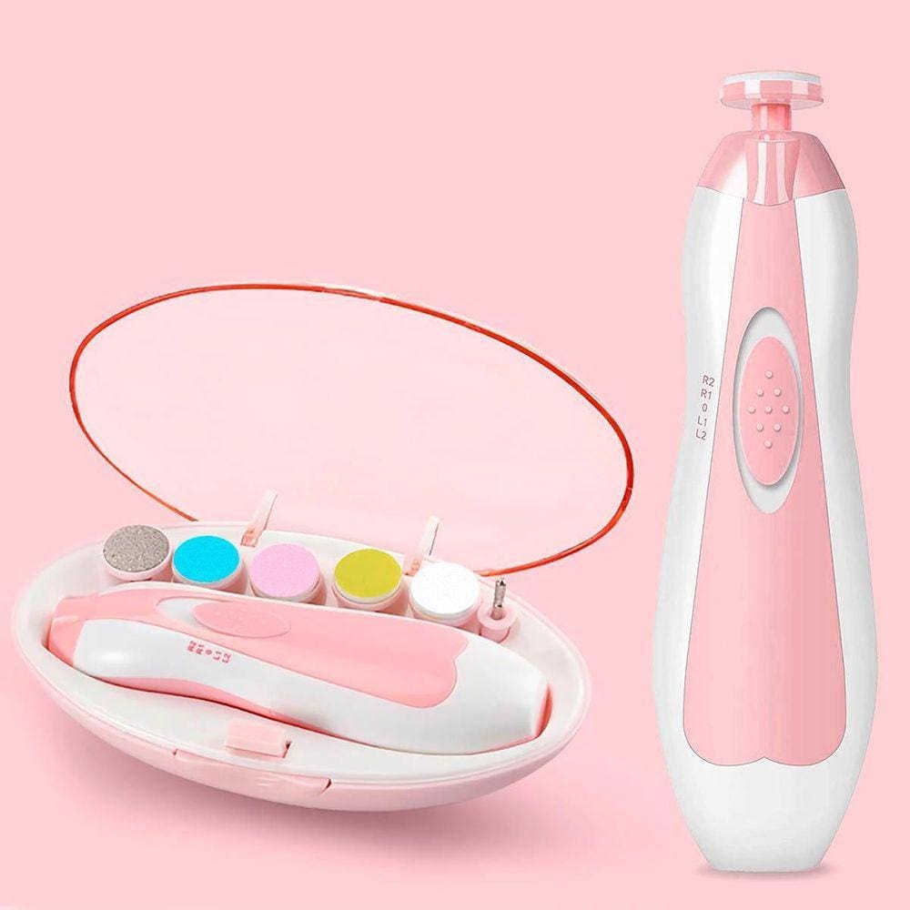 Cortador Infantil Elétrico Unhas Estilo Cor Marrom E 6 Refis
