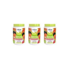 Creme Para Pentear Salon Line 1Kg Kids - Kit C/3Un