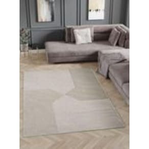 Tapete Turco Estonado Dixon 04 - 100 x 140 cm - Bege - Edantex