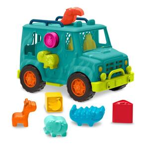 Shape Sorter Truck B. brinquedos Rollin` Animal Rescue 12 meses ou mais