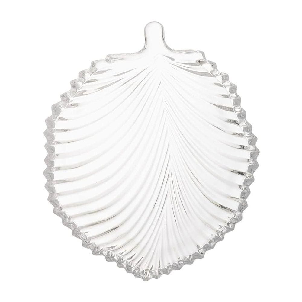 Folha Decorativa de Cristal Leaf 20,5cm x 17cm x 2,5cm - Lyo