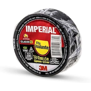 Fita Isolante Imperial Econômica 3M 10 rolos 18mm x 5m