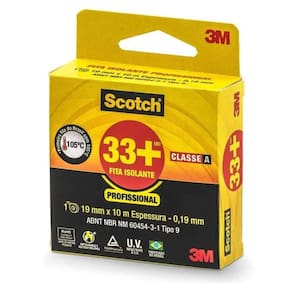 Fita Isolante 3M Scotch 19mmX10m 6 Unidades