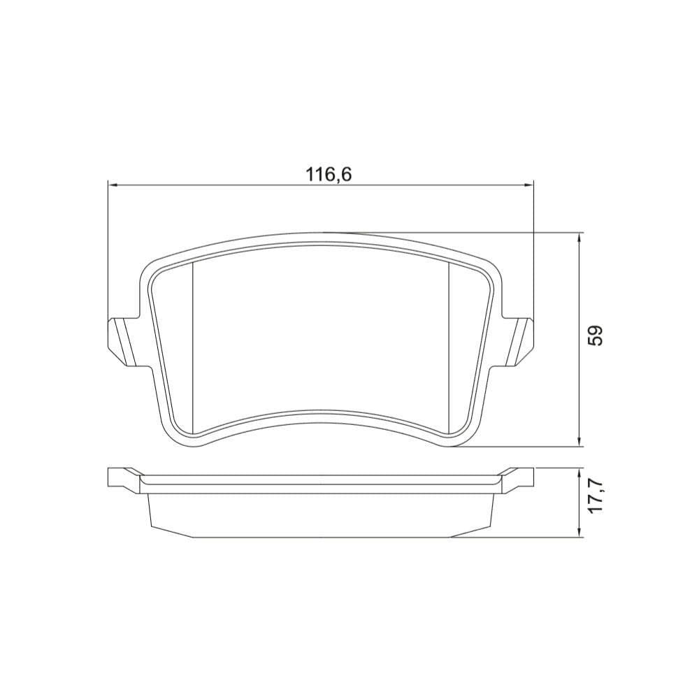 Pastilha Traseira Cobreq Audi A4 2009-2016