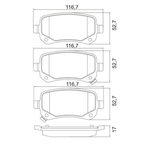 Pastilha Traseira Cobreq Dodge Journey 2009-2018