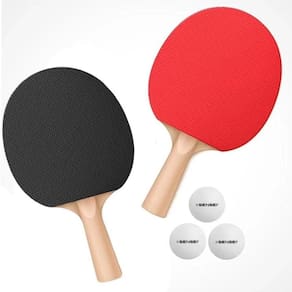 Kit Tênis De Mesa Set 2 Raquetes E 3 Bolas Sensei Star