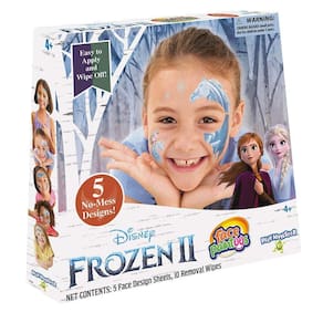 Pinturas faciais Disney Frozen II Design facial para crianças com mais de 4 anos