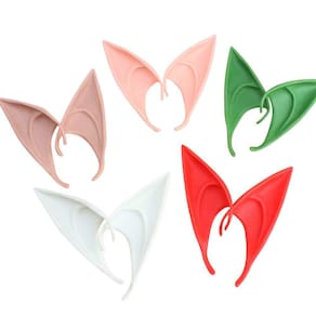 Traje de cosplay de látex Fairy Pixie Elf Ears, 5 pares para Hallo
