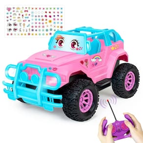 Carro de controle remoto Ynanimery Pink Barb RC Truck escala 1:20
