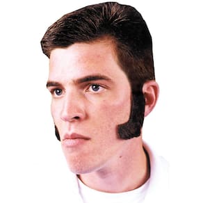 Costeletas Halloween FX Castanho Claro Reutilizável para Cabelo Real