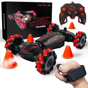 Carro RC Atlasonix Gesture 2,4 GHz 4WD controlado manualmente por mais de 8 anos