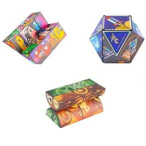 Pacote 3 em 1 do Fidget Toy Dream Magic Cube Infinity