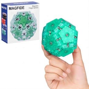 Conjunto Magnetic Fidget Sphere, quebra-cabeça de pentágonos de anpolo, 12 unidades