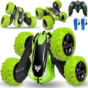Controle remoto Car Bottleboom 4WD, dupla face, rotação de 360°