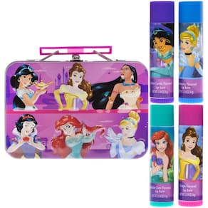 Conjunto de protetor labial Townley Girl Disney Princess Swirl com estanho, 5 peças