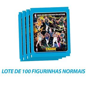 Lote De 100 Figurinhas Normais Nba 23-24 Sticker Collection