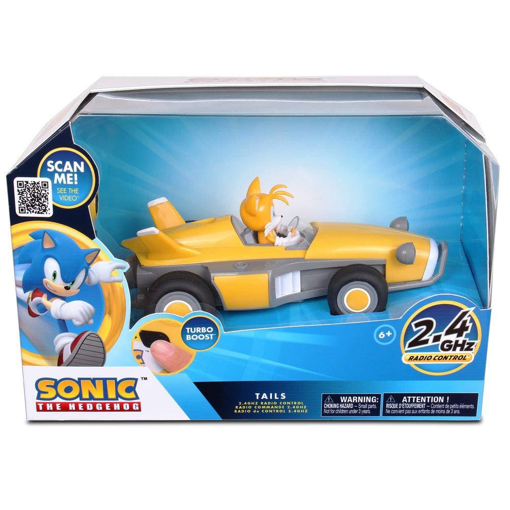 Carro com controle remoto Sonic Racing Tails The Fox NKOK