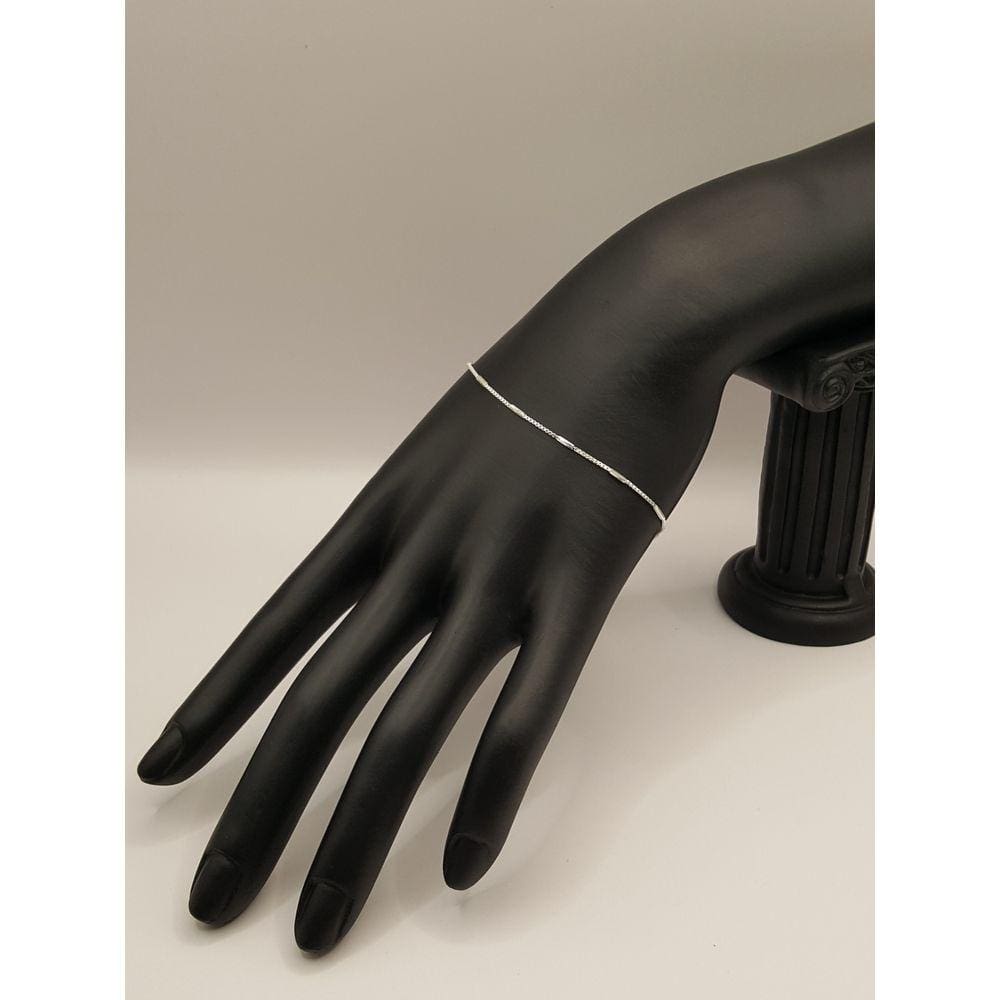 Pulseira De Prata 925 Tubinho V15