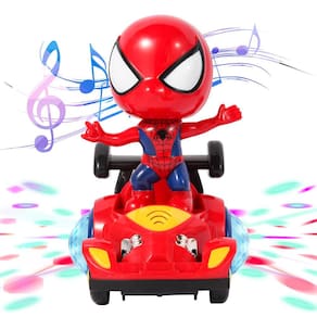 Brinquedo robótico dançante TOYLEMSAN Super Héró Car com luz intermitente