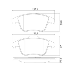 Pastilha Dianteira Cobreq Land Rover Freelander 2 2007-2015