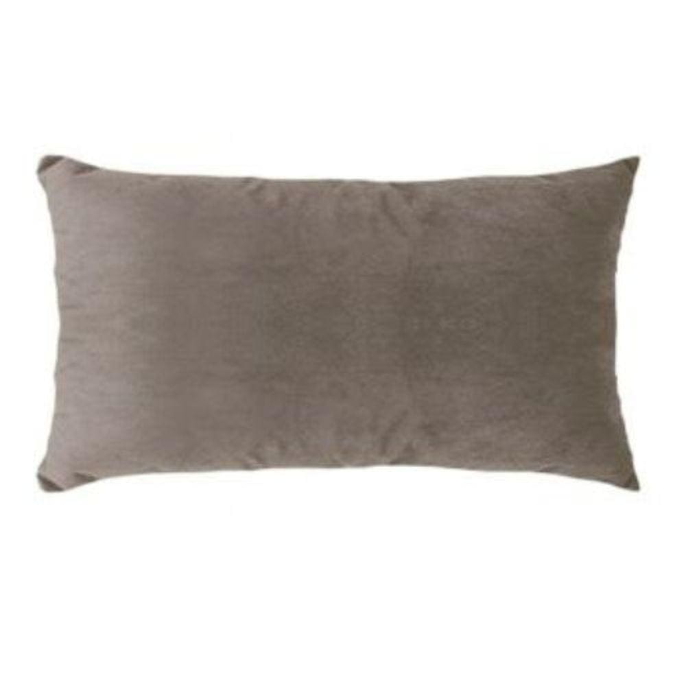 Almofada Baguete Veludo Castanho 35X58  233-15 - Decortextil