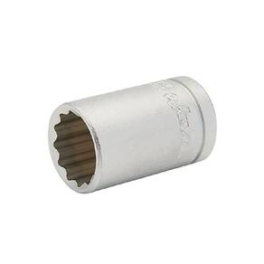 Soquete Encaixe 1/2 POL x 18mm Estriado 6061 BRASFORT