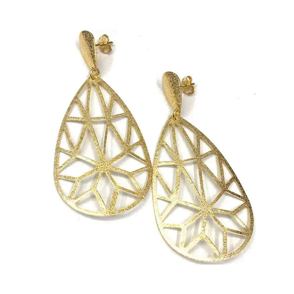 Brinco Gota - Banhado em Ouro 18k