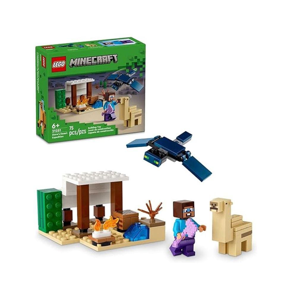 Lego Minecraft Expedição do Steve ao Deserto - 21251