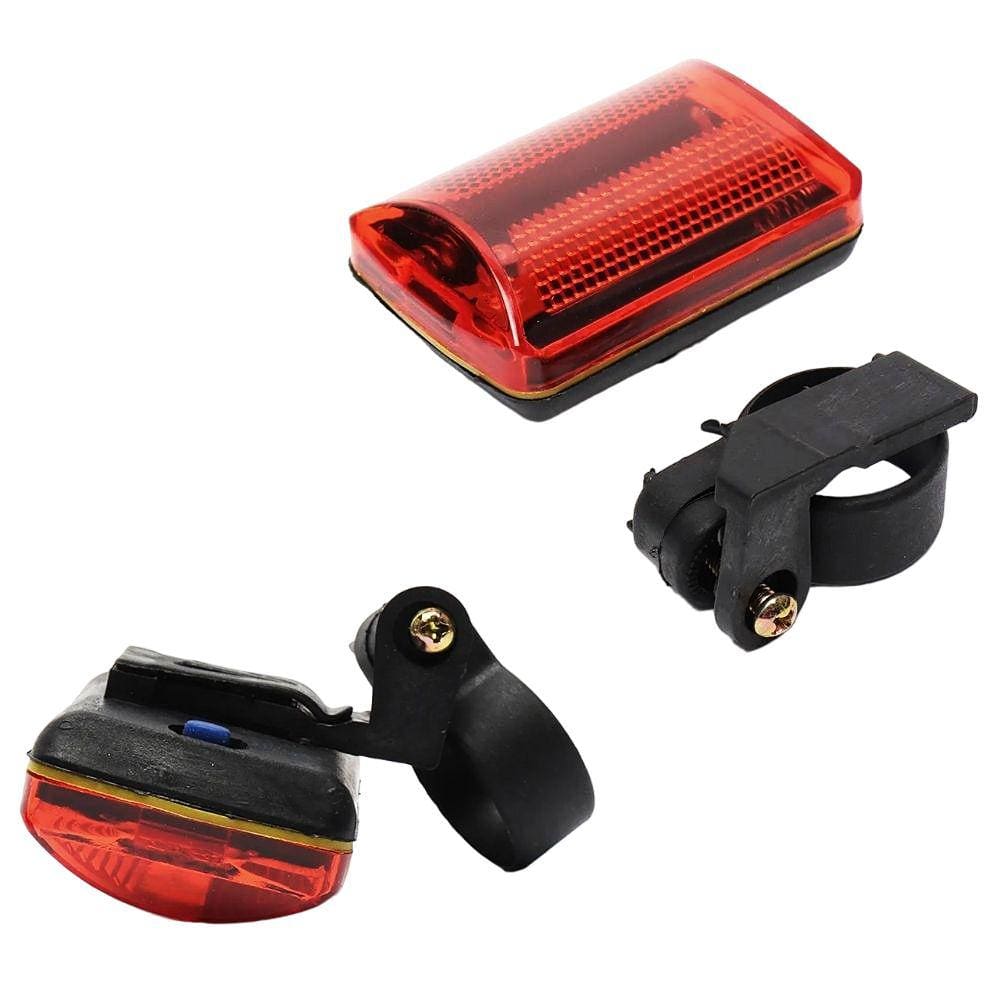 Lanterna Bike Sinalizador Traseiro Farol 5 Leds Vermelha Luz Iluminação 7 Modos - Starfer